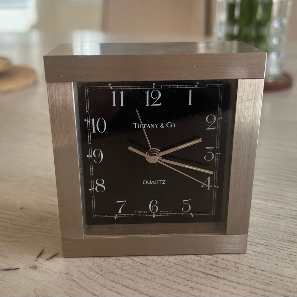 Tiffany and Co desk clock